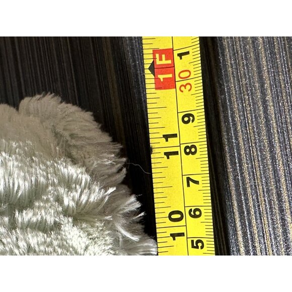 Animal Adventure Mint Green White Teddy Bear Plush 11 Inch Shaggy Green Bow 2017 - Picture 10 of 10